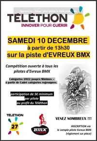 COURSE TELETHON 2022 - SAMEDI 10 DÉCEMBRE