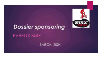 Dossier de sponsoring