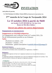 BOLBEC - 5ème manche coupe de normandie 13/10/2024